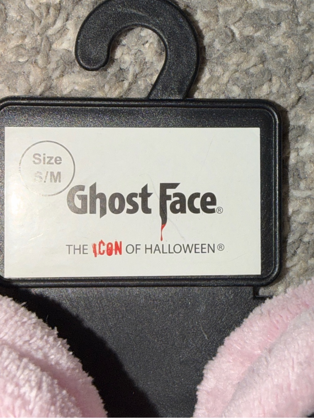 Rhinestone Ghost Face Slippers - Picture 7 of 8